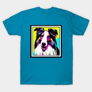Collie Pop Art T-Shirt